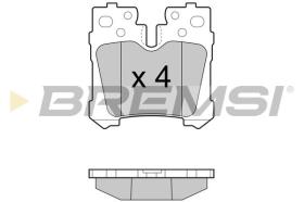 BREMSI BP3463 - B. PADS LEXUS