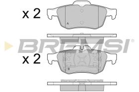 BREMSI BP3468 - B. PADS RENAULT