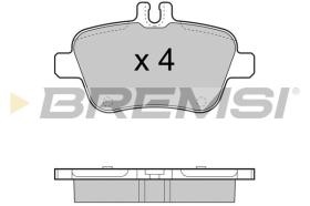 BREMSI BP3469 - B. PADS MERCEDES-BENZ