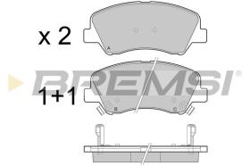 BREMSI BP3470 - B. PADS HYUNDAI, KIA