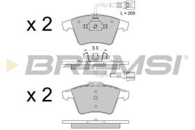 BREMSI BP3508 - B. PADS VW