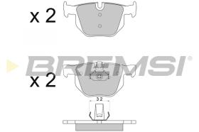 BREMSI BP3509 - B. PADS BMW