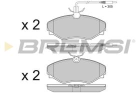 BREMSI BP3510 - B. PADS RENAULT