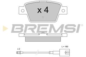 BREMSI BP3511 - B. PADS FIAT, ALFA ROMEO, LANCIA