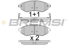 BREMSI BP3514 - B. PADS CHEVROLET