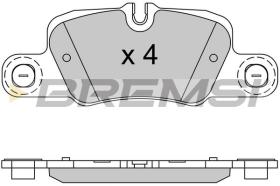 BREMSI BP3519 - B. PADS PORSCHE