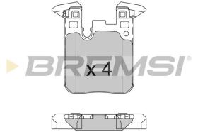 BREMSI BP3521 - B. PADS BMW