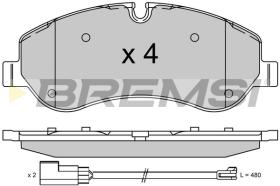 BREMSI BP3525 - B. PADS FORD