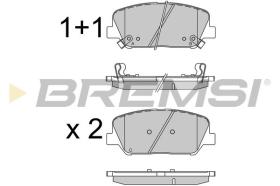 BREMSI BP3531 - B. PADS KIA, HYUNDAI