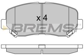 BREMSI BP3535 - B. PADS MAZDA