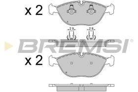 BREMSI BP3571 - B. PADS BMW, MERCEDES-BENZ, VW, AUDI