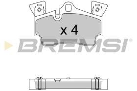 BREMSI BP3574 - B. PADS VW, AUDI, PORSCHE