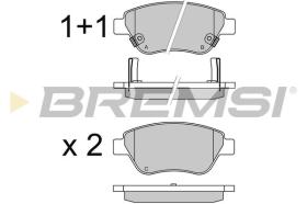 BREMSI BP3577 - B. PADS OPEL, PROTON