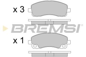 BREMSI BP3582 - B. PADS MITSUBISHI CANTER 2005