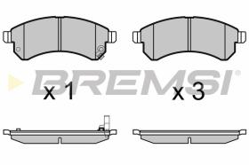 BREMSI BP3584 - B. PADS TATA