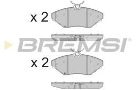 BREMSI BP3588 - B. PADS MAHINDRA