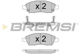 BREMSI BP3589 - B. PADS NISSAN