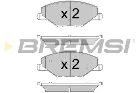 BREMSI BP3591 - B. PADS VW, SKODA