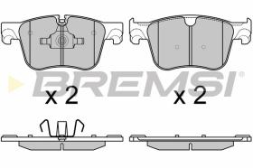 BREMSI BP3598 - B. PADS PEUGEOT, CITROEN