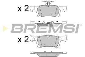 BREMSI BP3602 - B. PADS PEUGEOT