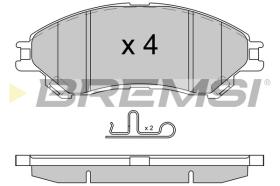 BREMSI BP3603 - B. PADS SUZUKI