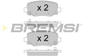 BREMSI BP3604 - B. PADS FIAT, JEEP