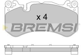 BREMSI BP3609 - B. PADS AUDI