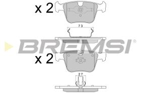 BREMSI BP3610 - B. PADS MERCEDES-BENZ