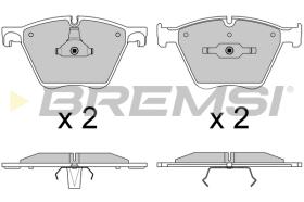 BREMSI BP3615 - B. PADS BMW, ALPINA