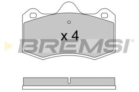 BREMSI BP3617 - B. PADS RENAULT, LOTUS, SEAT