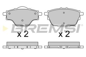 BREMSI BP3625 - B. PADS OPEL, PEUGEOT, CITROEN, DS