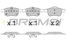 BREMSI BP3626 - B. PADS FIAT