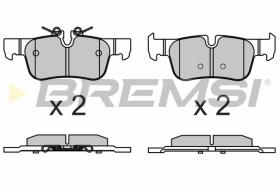 BREMSI BP3633 - B. PADS BMW, MINI