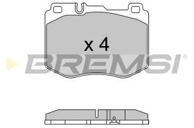 BREMSI BP3634 - B. PADS MERCEDES-BENZ