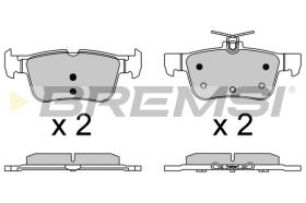 BREMSI BP3637 - B. PADS FORD, SKODA, REX MOTORCYCLES