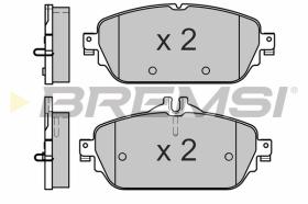 BREMSI BP3640 - B. PADS MERCEDES-BENZ