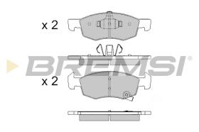 BREMSI BP3646 - B. PADS OPEL, VAUXHALL