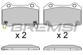 BREMSI BP3649 - B. PADS CHEVROLET, JEEP, CADILLAC