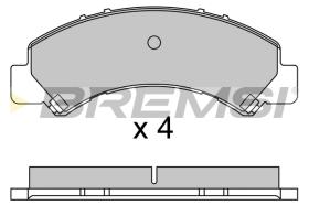 BREMSI BP3650 - B. PADS ISUZU N SERIE NPR 85L, NPR 85P