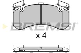 BREMSI BP3654 - B. PADS VW, AUDI