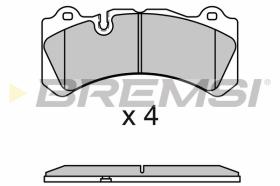 BREMSI BP3665 - B. PADS VOLVO