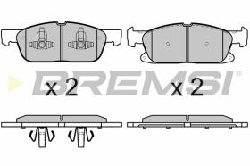 BREMSI BP3666 - B. PADS FORD, FORD USA