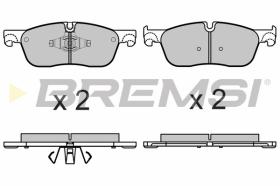 BREMSI BP3667 - B. PADS JAGUAR, LAND ROVER