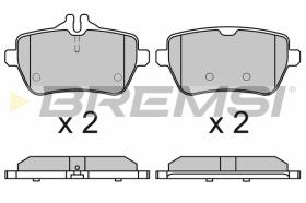 BREMSI BP3672 - B. PADS MERCEDES-BENZ