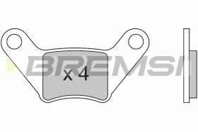 BREMSI BP3679 - B. PADS PIAGGIO