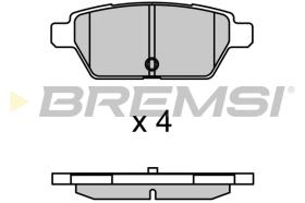 BREMSI BP3683 - B. PADS MAZDA