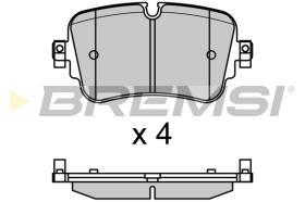 BREMSI BP3686 - B. PADS VW, AUDI