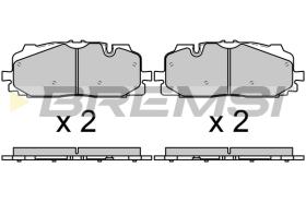 BREMSI BP3687 - B. PADS VW, AUDI