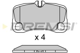 BREMSI BP3727 - B. PADS TOYOTA, LEXUS