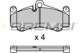 BREMSI BP3728 - B. PADS PORSCHE